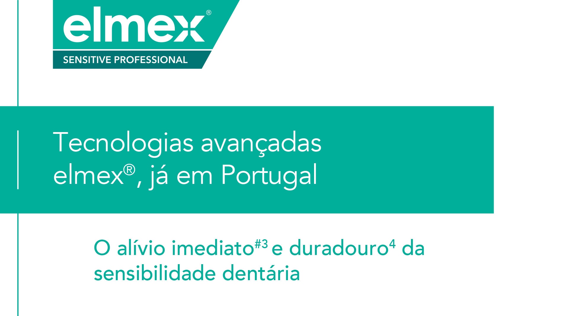 Folheto para farmacêuticos elmex sensitive professional